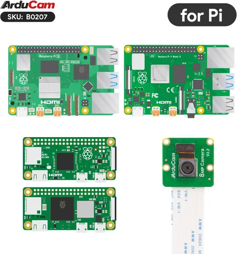 Vista 7 de Arducam para Raspberry Pi Módulo de cámara V2-8 megapíxeles, cámara 1080p IMX219 Raspberry Pi 5