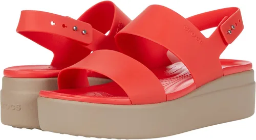 Vista 21 de Crocs Brooklyn - Sandalias de plataforma baja para mujer