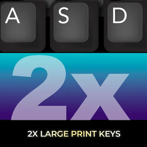 Vista 6 de Adesso AKB-670UB Teclado mecánico con tecla de acceso rápido AI Copilot - Interruptor azul, compatible con varios sistemas operativos