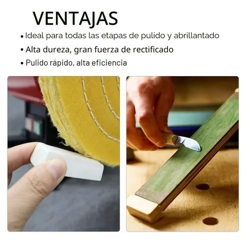 Vista 4 de SCOTTCHEN Mini Compuestos de corte para pulir 4 onzas - Verde Fino/Blanco Medio/Rojo Grueso - Paquete de 3