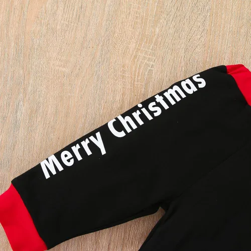 Vista 9 de VINUOKER Infant Baby Gentleman Clothes Set First Christmas Outfit Xmas Santa Baby Jumpsuit Romper 3pc Cotton Outfit Set