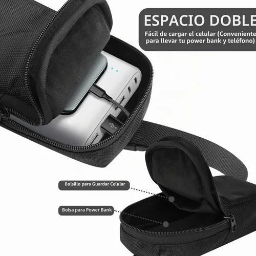 Vista 4 de Estuche de viaje para banco de energía Anker, bolsa