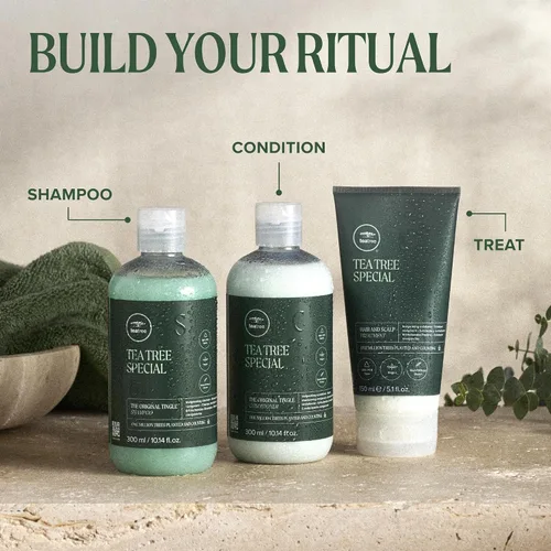 Vista 10 de Tea Tree Tratamiento capilar y cuero cabelludo, mascarilla hidratante para todo tipo de cabello
