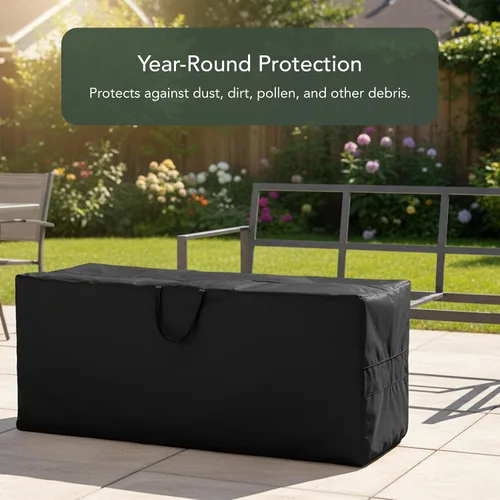 Vista 4 de Covermates Bolsa de almacenamiento clásica para cojines, 75 pulgadas de Vinilo clásico negro