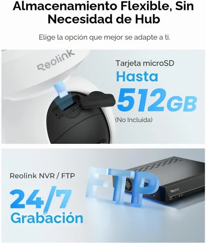 Vista 5 de REOLINK E1 al aire libre SE PoE 4K cámara al aire libre para la seguridad