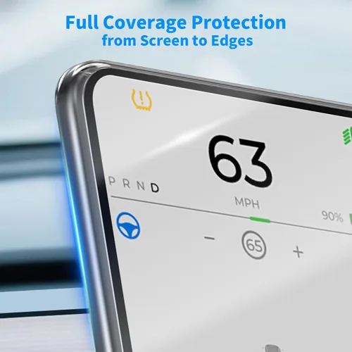 Vista 4 de ACESTAR Funda con protector de pantalla de vidrio templado diseñada para Tesla Model 3 Highland (2024/2025)/Model Y Juniper (2025/2026) Pantalla
