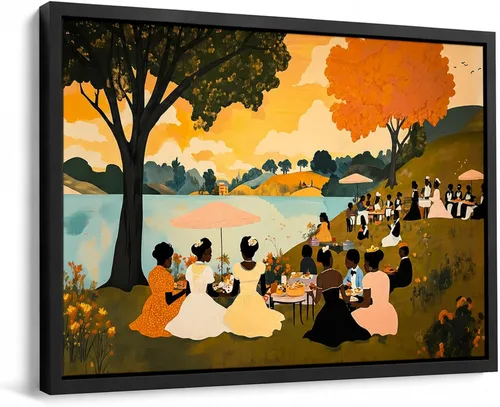 Vista 26 de Lienzo de hombre afroamericano Wal Art Pop Black Man Wall Art, 16 x 24