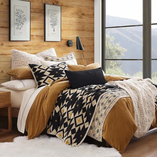 Vista 12 de Paseo Road Desert Sage - Juego de edredón tamaño individual, juego de ropa de cama rústico occidental de 2 piezas con funda de almohada, edredón
