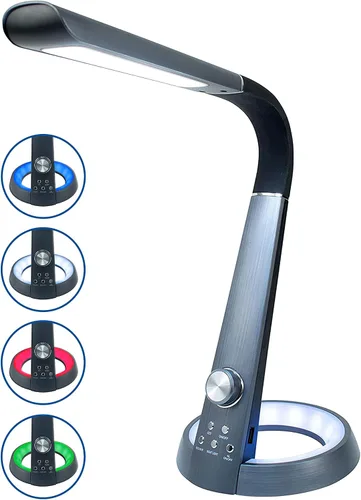 Vista 2 de Royal Sovereign Lámpara de escritorio LED con carga USB (RDL-110U)