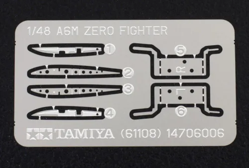 Vista 8 de Tamiya 61108 1/48 Mitsubishi A6M3/3A (Zeke) Kit de avión modelo de plástico