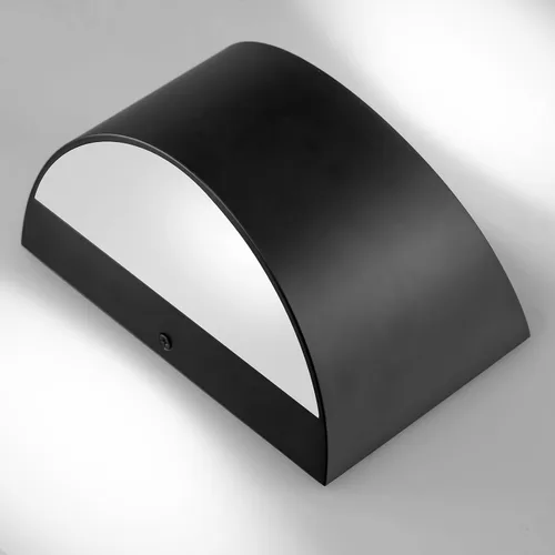 Vista 8 de Juego de 2 apliques de pared LED modernos negros con cable para interiores, luces de montaje en pared arriba y abajo, para sala de estar