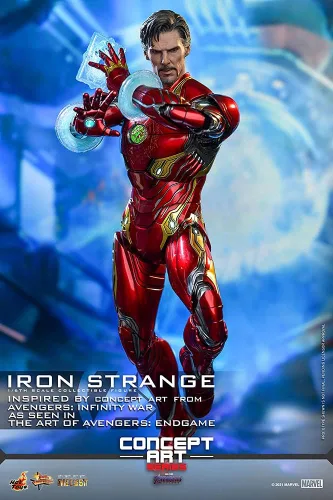 Vista 5 de Hot Toys 1:6 Iron Strange - El arte de los Vengadores: Endgame