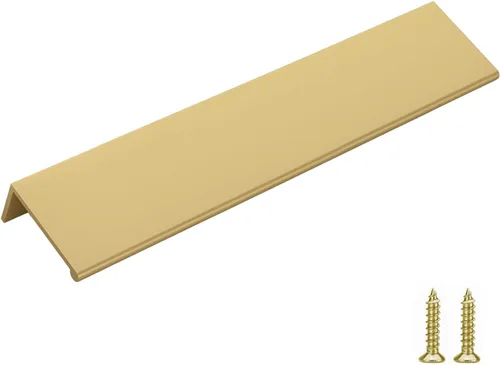 Vista 12 de Goldenwarm - Paquete de 10 tiradores negros de 2-1/2 pulgadas con borde de dedo, tiradores para cajones de cocina, color negro mate, manijas
