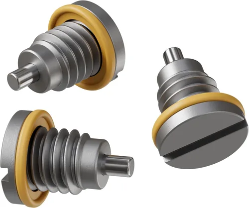 Vista 12 de 3pc tapón de drenaje de aceite de plástico KX6Z-6730-B reemplazo para Ford/Lincoln