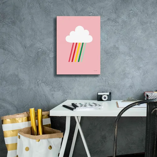 Vista 7 de Epic Graffiti 'Rainbow Rays I' by Ann Kelle Designs, Canvas Wall Art, 12"x16