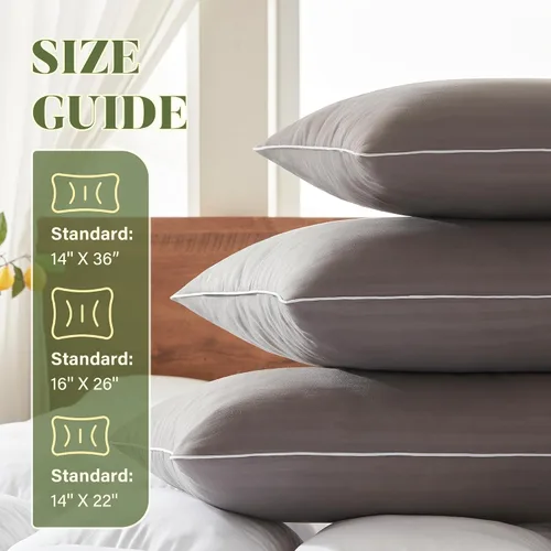 Vista 6 de Relleno de almohada de espuma viscoelástica de 36 x 56 cm, relleno de almohada lumbar premium para almohada decorativa, sala de estar, sofá
