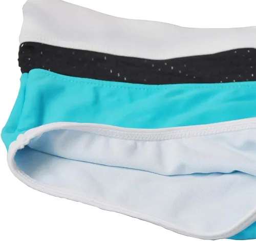 Vista 6 de UXH Traje de baño corto para hombre sexy de malla cómodo suave transpirable