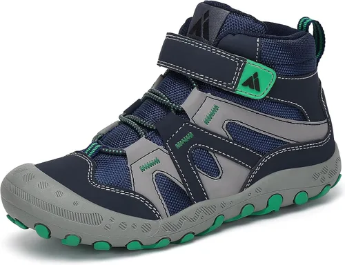 Vista 20 de Mishansha Botas de Senderismo para Niños Pequeños Niñas Niños Zapatos de Senderismo Resistentes al Agua Anti-Colisión Antideslizantes Atléticas
