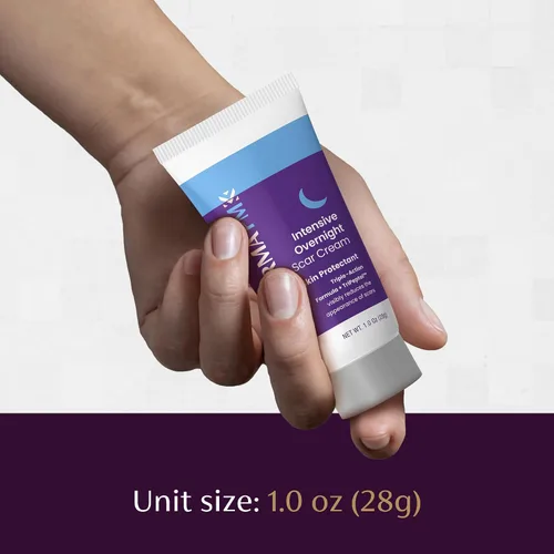 Vista 3 de Mederma PM Crema Intensiva Nocturna para Cicatrices, Trabaja con la Actividad Regenerativa Nocturna de la Piel, Clínicamente Demostrado que Hace