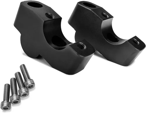 Vista 2 de Elevador de manillar de motocicleta compatible con Triumph Trident 660 (negro)