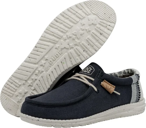 Vista 3 de HEYDUDE Mens Wally Stitch