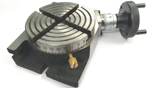 Vista 2 de 4" pulgadas - precisión del modelo horizontal y vertical de la tabla rotatoria de 328.1 ft m, rotatorio, fresado, tabla de la máquina