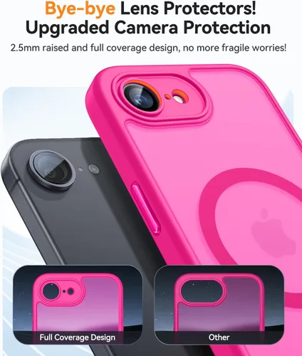 Vista 169 de CANSHN Funda magnética compatible con iPhone Air (6.5 pulgadas), mejorada [protección completa de la cámara] [compatible con Magsafe]