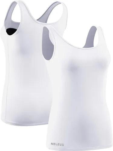 Vista 5 de NELEUS Women's 3 Pack Athletic Compression Tank Top with Sport Bra Running Shirt
