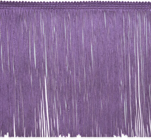 Vista 7 de Trims by The Yard Borde de flecos de cadeneta de 6 pulgadas, poliéster, decorativo, versátil para C rosa rubor (corte de 5 yardas)