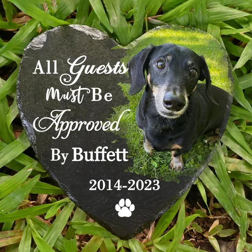 Vista 3 de Regalos conmemorativos personalizados para perros, piedras conmemorativas para mascotas, piedra conmemorativa para perros, regalos personalizados