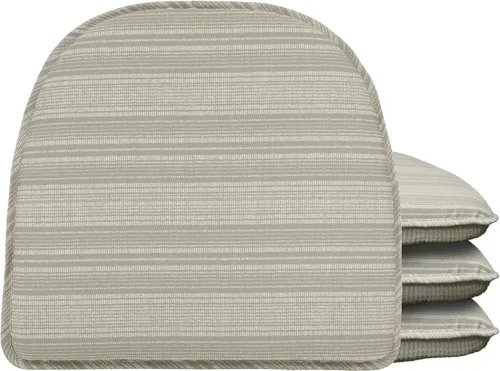 Vista 112 de Klear Vu Raindrop The Gripper - Cojines antideslizantes para silla, suaves y cómodos, almohadillas para asiento, almohadón para cocina, comedor u