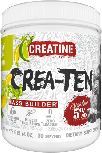 Vista 12 de 5% Nutrition CreaTEN Creatine Complex + Accelerators Creatina en polvo saborizada para ganancia muscular Máxima potencia, fuerza, resistencia