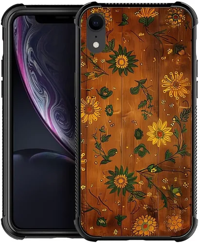 Vista 13 de CARLOCA Funda compatible con iPhone Xs, diseño gráfico a prueba de golpes, antiarañazos, protección contra caídas para iPhone X/XS Familia de jirafa