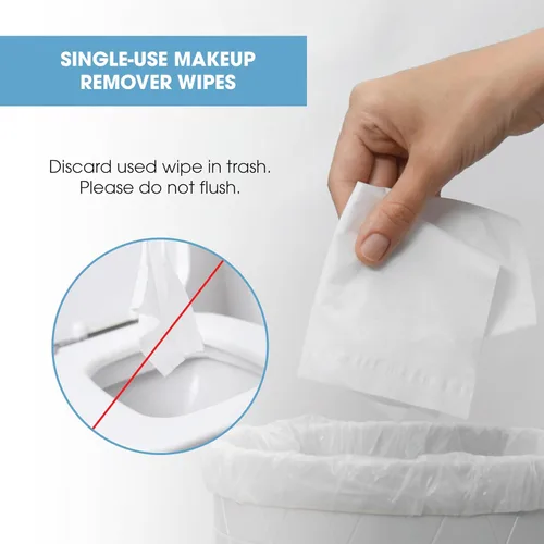 Vista 8 de Diamond Wipes Toallitas desmaquillantes limpiadoras e impermeables, paquete de 50 unidades, sin alcohol con vitamina E