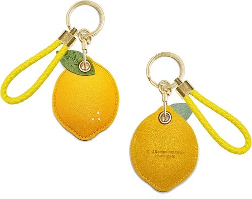 Vista 8 de CATCH ON Paquete de 2 fundas de cuero para llavero, bonitos accesorios Kawaii adecuados para Airtag