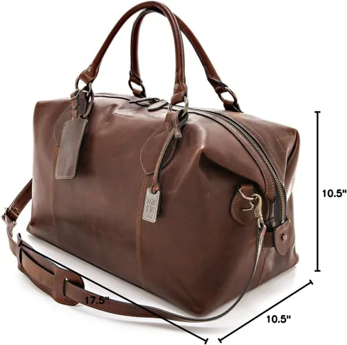 Vista 4 de Frye Men 's Logan durante la noche bolsa, talla única , Café Oscuro