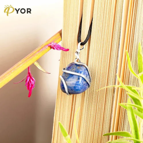 Vista 74 de PYOR Collar con colgante curativo de Reiki de cristal, gemas de buena suerte, prosperidad, riqueza, piedras preciosas naturales, collares de buena