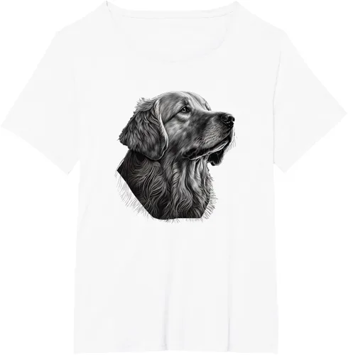 Vista 112 de Camiseta divertida Golden Retriever, Negro