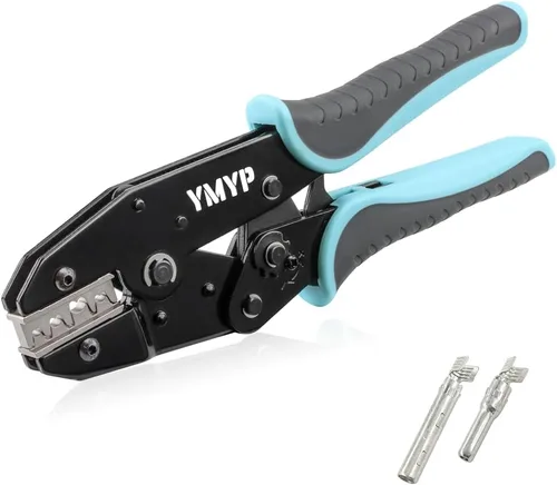 Vista 19 de Deutsch - Engarzadora de barril cerrado tamaño 12,4 vías sangría, 8 tipos de impresión para contactos sólidos Deutsch DTP calibre 14-12 AWG (YEJ-12X)