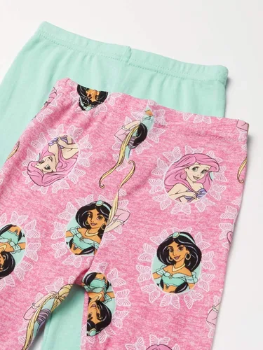 Vista 2 de Disney girls Princess Snug Fit Cotton Pajamas