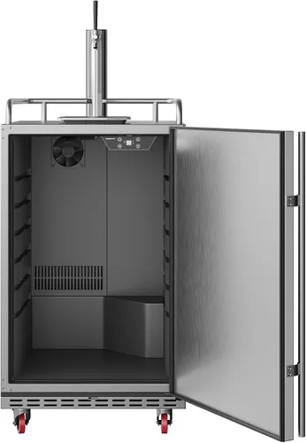 Vista 6 de EdgeStar Kegerator para exteriores de un solo grifo de 24 pulgadas de ancho