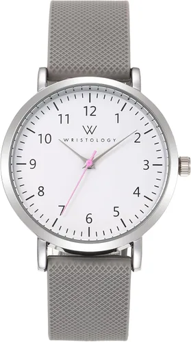 Vista 22 de Wristology 2 tamaños – Correa de reloj con números intercambiable de silicona de cambio fácil – esfera analógica de lectura fácil con segundero