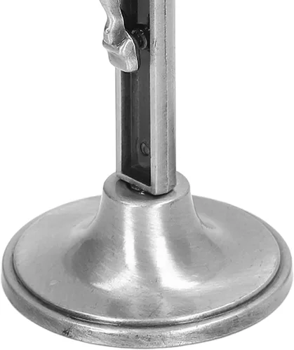 Vista 6 de Hztyyier Pared de crucifijo, hecha a mano, base católica extraíble para mesa (plata)