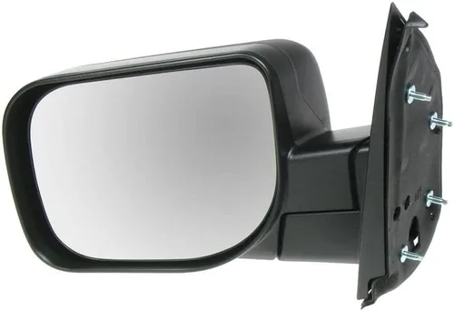 Vista 83 de TRQ Espejo plegable con calefacción eléctrica del lado del conductor con indicador de punto ciego pintura a juego negro liso compatible con Kia