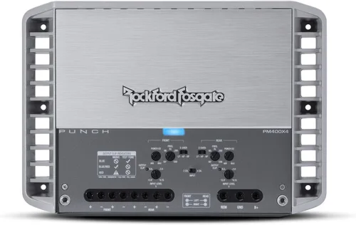 Vista 2 de Rockford Fosgate PM400X4 Punch Marine 400 Watt Amplificador de 4 canales