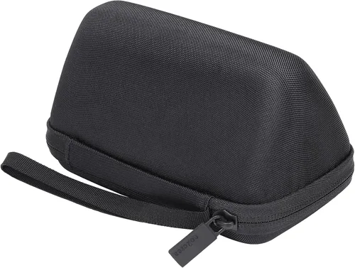 Vista 3 de co2CREA Estuche de viaje rígido de repuesto para 3 altavoces portátiles Bluetooth (caja negra) Mesh Pocket, Cable Storage Space, Interior Strap