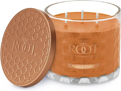 Vista 18 de Root Candles Velas Aromáticas de Otoño Panal de Miel Vela Artesanal Premium Mezcla de Cera de Abeja, Veriglass Pequeño, Especias de Calabaza