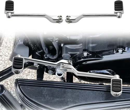 Vista 13 de TCMT Pedal de palanca de cambios de talón delantero izquierdo para Harley Touring Road King Road Street Electra Glide 1988-2025 FL Softail 1986-2017
