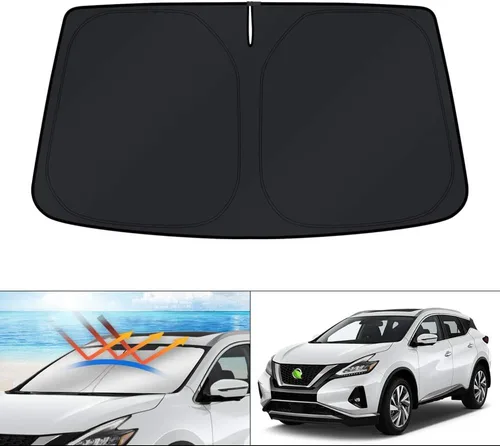 Vista 210 de KUST Parasol para parabrisas para BMW X1 F48 2016, 2017, 2018, 2019, 2020, 2021, 2022, accesorios de ajuste personalizado, parasol plegable