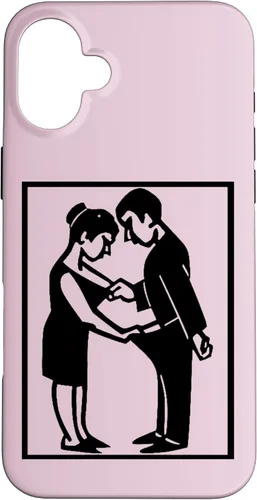 Vista 23 de Camiseta divertida para adultos, imagen de hombre y mujer, funda para iPhone 17